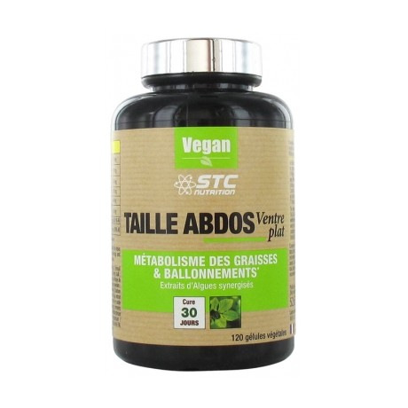 STC NUTRITION TAILLE ABDOS VENTRE PLAT 120 GÉLULES STC NUTRITION TAILLE ABDOS VENTRE PLAT 120 GÉLULES