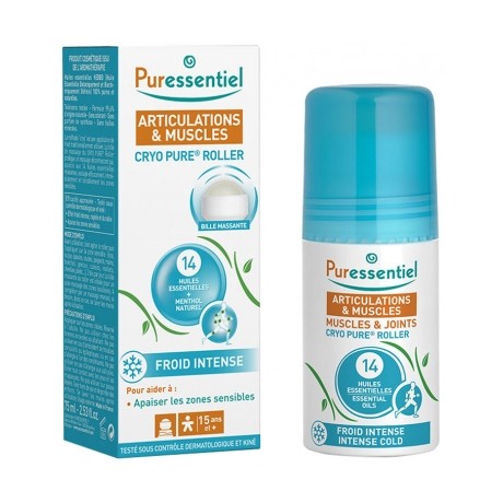 Puressentiel Articulations & Muscles Cryo Pure Roller aux 14 Huiles Essentielles 75 ml Puressentiel Articulations & Muscles Cryo Pure Roller aux 14 Huiles Essentielles 75 ml