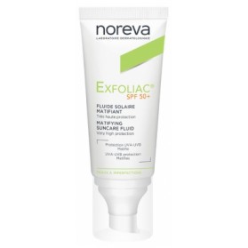 NOREVA EXFOLIAC FLUIDE SOLAIRE MATIFIANT SPF 50+ 40 ML