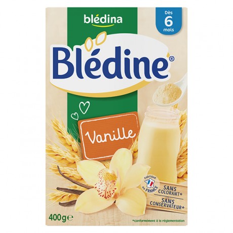 BLEDINA BLÉDINE VANILLE ÉTUI 400G - DÈS 6 MOIS BLEDINA BLÉDINE VANILLE ÉTUI 400G - DÈS 6 MOIS