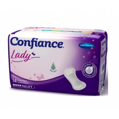 Confiance Lady Protections Anatomiques 6G Nuit x 14 Confiance Lady Protections Anatomiques 6G Nuit x 14