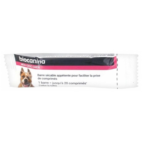 BIOCANINA MÉDI-CROC CHIEN BARRE SÉCABLE APPÉTENTE 25 G