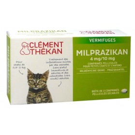 CLEMENT THEKAN MILPRAZIKAN 4MG CHAT 2 COMPRIMES