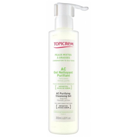 TOPICREM AC GEL NETTOYANT PURIFIANT 200 ML TOPICREM AC GEL NETTOYANT PURIFIANT 200 ML