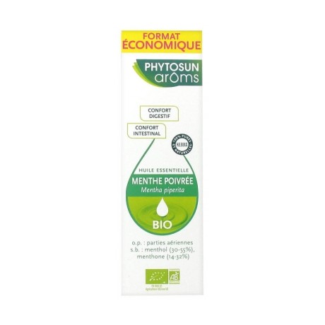 PHYTOSUN ARÔMS MENTHE POIVRÉE (MENTHA PIPERITA) BIO 30 ML PHYTOSUN ARÔMS MENTHE POIVRÉE (MENTHA PIPERITA) BIO 30 ML
