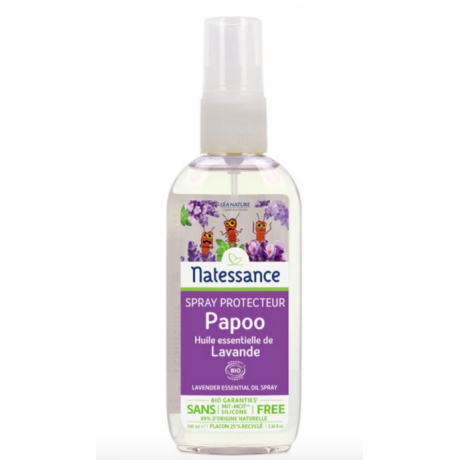 NATESSANCE KIDS PAPOO SPRAY PROTECTEUR LAVANDE BIO 100ML NATESSANCE KIDS PAPOO SPRAY PROTECTEUR LAVANDE BIO 100ML