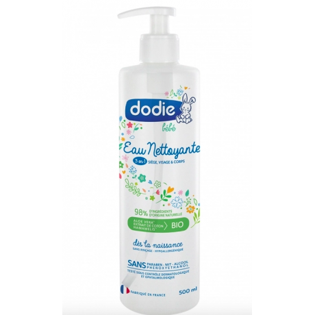 DODIE EAU NETTOYANTE 3 EN 1  BIO 500 ML