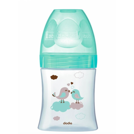 Dodie : Biberon Sensation+ débit lent jardin 0-6mois - Biberon de 150ml