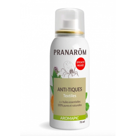 PRANAROM AROMAPIC SPRAY ANTI-TIQUES TEXTILES 75ml PRANAROM AROMAPIC SPRAY ANTI-TIQUES TEXTILES 75ml