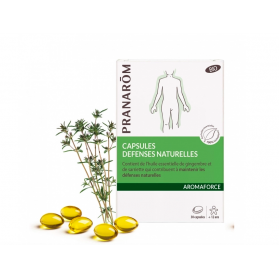 PRANAROM AROMAFORCE DEFENSES NATURELLES BIO 30 CAPSULES