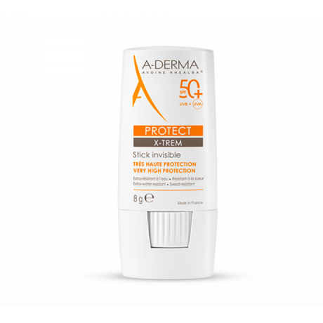 A-DERMA STICK INVISIBLE SPF50+ PROTECT XTREM PEAUX FRAGILES AU SOLEIL 8G A-DERMA STICK INVISIBLE SPF50+ PROTECT XTREM PEAUX FRAGILES AU SOLEIL 8G