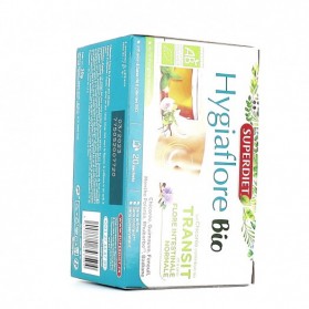 SUPERDIET HYGIAFLORE BIO TISANE TRANSIT boite de 20 sachets