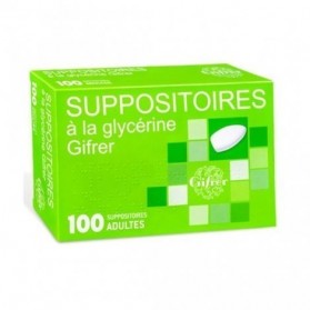 GIFRER Suppositoires Glycérine Adultes x100