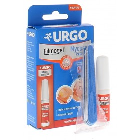 URGO Filmogel mycose express - flacon de 4 ml avec pinceau applicateur et 5 limes à ongles