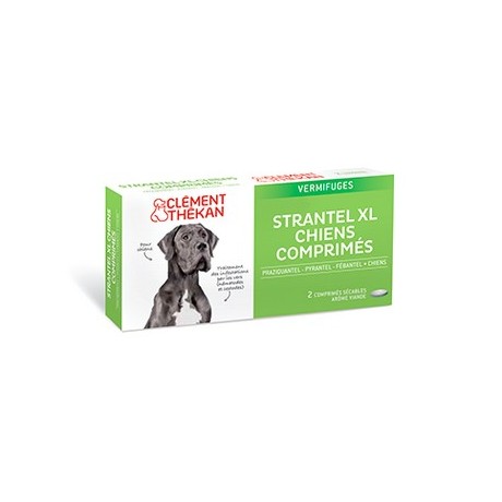 STRANTEL XL CHIEN 2 COMPRIMÉS STRANTEL XL CHIEN 2 COMPRIMÉS