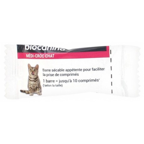 BIOCANINA MÉDI-CROC CHAT BARRE SÉCABLE APPÉTENTE 10 G