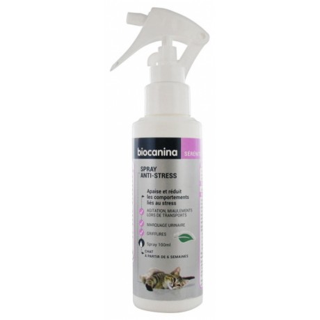 BIOCANINA SPRAY ANTI-STRESS CHAT 100 ML BIOCANINA SPRAY ANTI-STRESS CHAT 100 ML