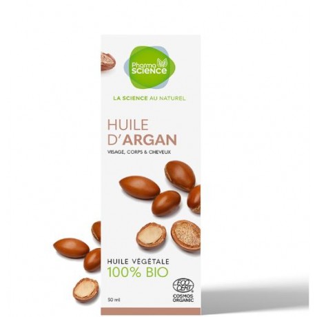 PHARMASCIENCE HUILE VEGETALE D’ARGAN BIO 50ml PHARMASCIENCE HUILE VEGETALE D’ARGAN BIO 50ml