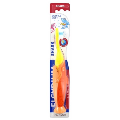 ELGYDIUM SHARK BROSSE À DENTS 2-6 ANS SOUPLE ELGYDIUM SHARK BROSSE À DENTS 2-6 ANS SOUPLE