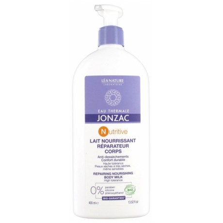 JONZAC NUTRITIVE LAIT NOURRISSANT RÉPARATEUR CORPS BIO 400 ML JONZAC NUTRITIVE LAIT NOURRISSANT RÉPARATEUR CORPS BIO 400 ML