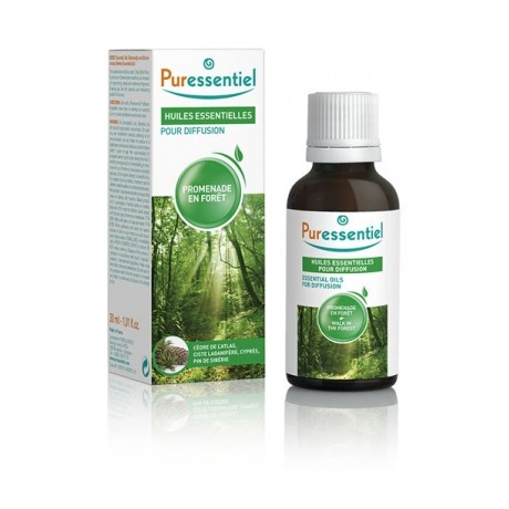 PURESSENTIEL HUILE ESSENTIELLE POUR DIFFUSION PROMENADE EN FORÊT 30 ML PURESSENTIEL HUILE ESSENTIELLE POUR DIFFUSION PROMENADE EN FORÊT 30 ML