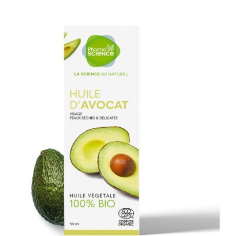 PHARMASCIENCE HUILE VEGETALE AVOCAT BIO 50ml PHARMASCIENCE HUILE VEGETALE AVOCAT BIO 50ml