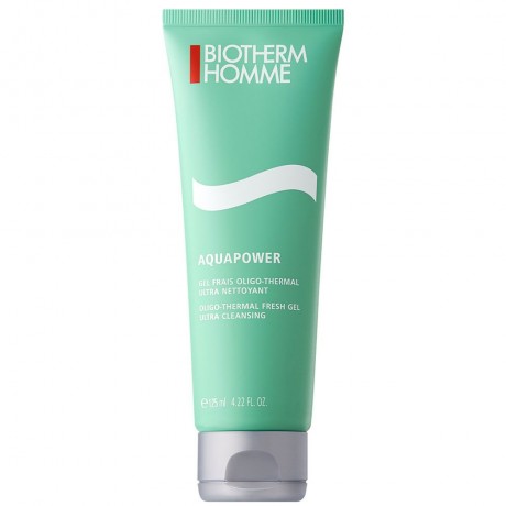 BIOTHERM AQUAPOWER Gel frais oligo-thermal ultra-nettoyant 125ml BIOTHERM AQUAPOWER Gel frais oligo-thermal ultra-nettoyant 125ml