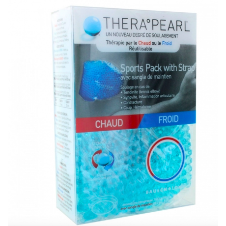 THERAPEARL SPORTS PACK AVEC SANGLE DE MAINTIEN THERAPIE PAR LE CHAUD OU LE FROID THERAPEARL SPORTS PACK AVEC SANGLE DE MAINTIEN THERAPIE PAR LE CHAUD OU LE FROID