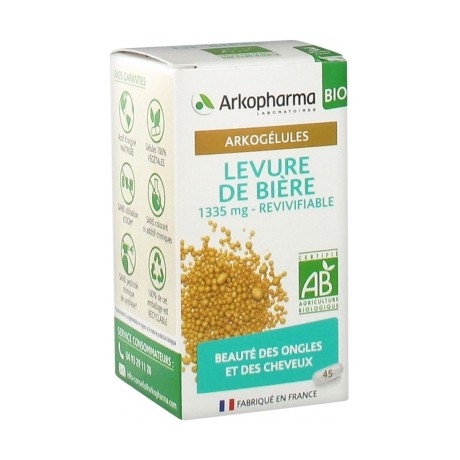 ARKOPHARMA ARKOGÉLULES LEVURE DE BIÈRE BIO 45 GÉLULES ARKOPHARMA ARKOGÉLULES LEVURE DE BIÈRE BIO 45 GÉLULES