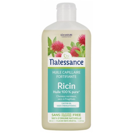 NATESSANCE HUILE CAPILLAIRE RICIN 250 ML