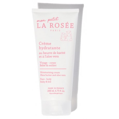 MON PETIT LA ROSEE CREME HYDRATANTE AU BEURRE DE KARITE ET A L'ALOE VERA 200ML