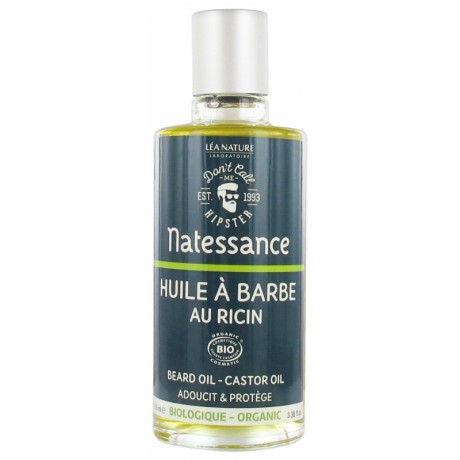 NATESSANCE HUILE À BARBE AU RICIN BIO 100 ML NATESSANCE HUILE À BARBE AU RICIN BIO 100 ML
