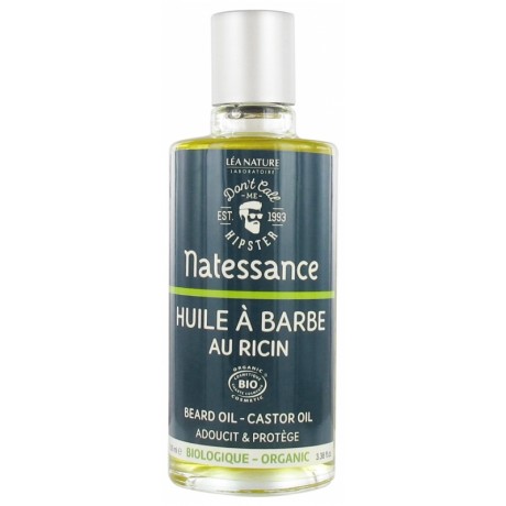 NATESSANCE HUILE À BARBE AU RICIN BIO 100 ML