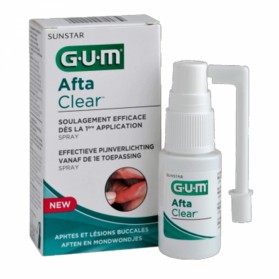 GUM AFTA CLEAR SPRAY APHTES ET LESIONS BUCCALES 15ML