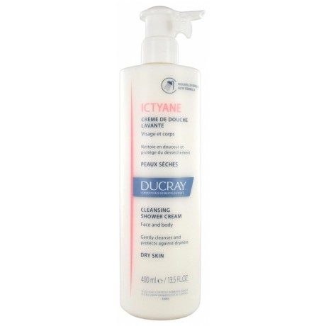 DUCRAY ICTYANE CRÈME DE DOUCHE LAVANTE PEAUX SÈCHES 400 ML DUCRAY ICTYANE CRÈME DE DOUCHE LAVANTE PEAUX SÈCHES 400 ML