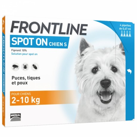Frontline Spot On Chien S Boite de 4