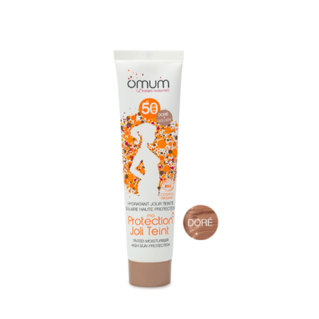OMUM MA PROTECTION JOLI TEINT HYDRATANT VISAGE TEINTE SPF50 | 40 ML - TEINTE DORÉE OMUM MA PROTECTION JOLI TEINT HYDRATANT VISAGE TEINTE SPF50 | 40 ML - TEINTE DORÉE