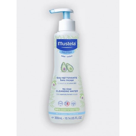 MUSTELA Eau nettoyante bébé sans rinçage à l'avocat bio 300ml MUSTELA Eau nettoyante bébé sans rinçage à l'avocat bio 300ml