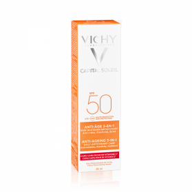 Vichy Idéal Soleil Anti-Âge Soin Anti-Oxydant 3-en-1 50 ml