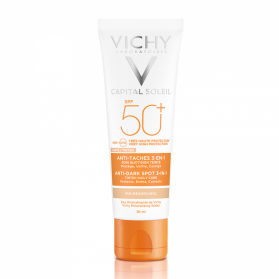 VICHY IDEAL SOLEIL SOIN ANTI TACHES TEINTE 3-EN-1 TRES HAUTE PROTECTION SPF50+ 50ML