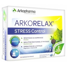 ARKOPHARMA ARKORELAX STRESS CONTROL 30 COMPRIMÉS