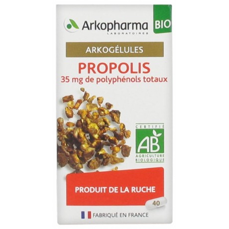 ARKOPHARMA ARKOGÉLULES PROPOLIS BIO 40 GÉLULES