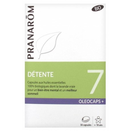 PRANARÔM OLÉOCAPS+ 7 DÉTENTE BIO 30 CAPSULES