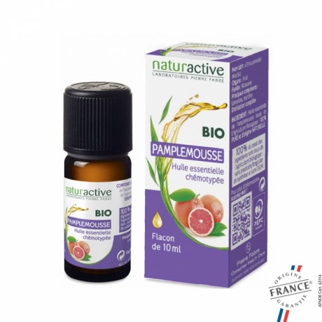 NATURACTIVE HUILE ESSENTIELLE BIO PAMPLEMOUSSE 10ML