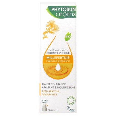 PHYTOSUN ARÔMS EXTRAIT LIPIDIQUE MILLEPERTUIS BIO 50 ML