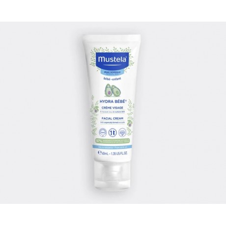 MUSTELA Crème Visage Hydra Bébé à l'avocat bio 40ml MUSTELA Crème Visage Hydra Bébé à l'avocat bio 40ml
