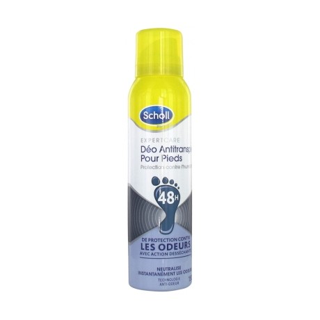 SCHOLL EXPERTCARE DÉO ANTITRANSPIRANT POUR PIEDS 48H 150 ML SCHOLL EXPERTCARE DÉO ANTITRANSPIRANT POUR PIEDS 48H 150 ML