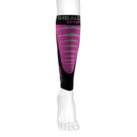 GIBAUD Molletières de compression sportive une paire fuchsia T3 GIBAUD Molletières de compression sportive une paire fuchsia T3