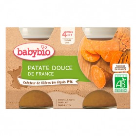 BABYBIO Petits pots patate douce - 2x130g