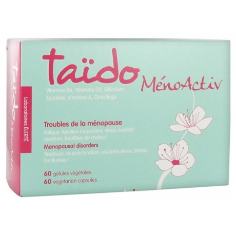 TAÏDO MÉNOACTIV 60 GÉLULES VÉGÉTALES TAÏDO MÉNOACTIV 60 GÉLULES VÉGÉTALES